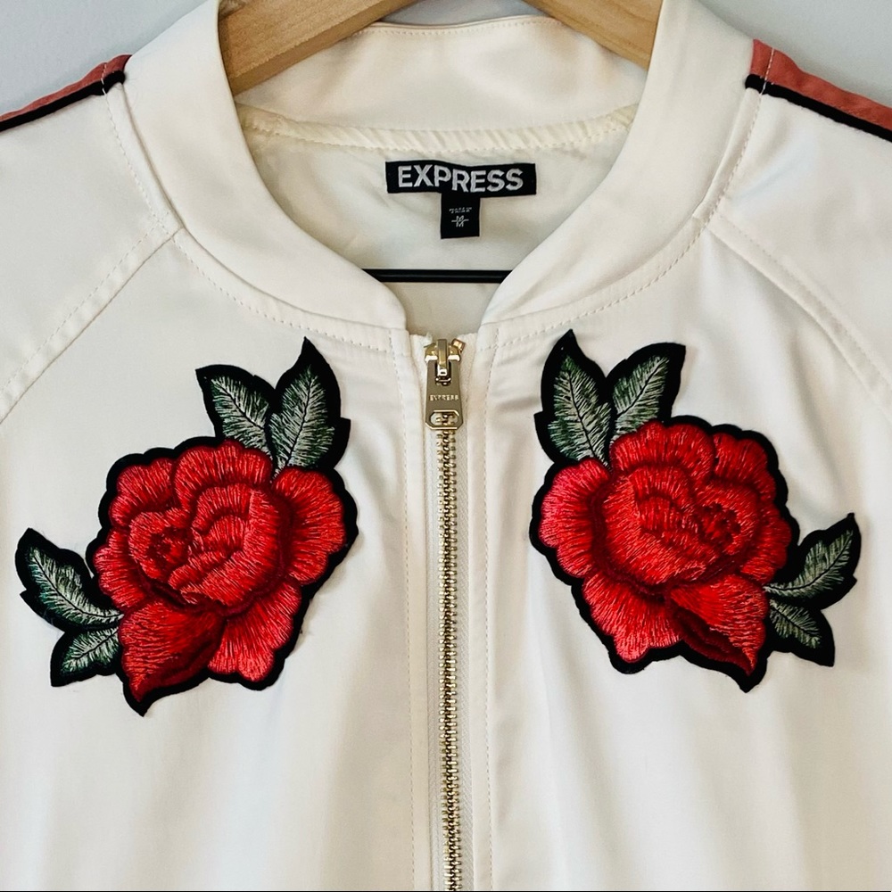 Express Rose Track Jacket. Size Medium. - image 3
